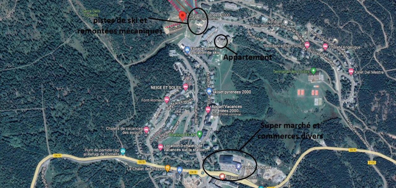 Apt Confortable Au Pied Des Pistes Et De La Foret Bolquere Pyrenees 2000 Kültér fotó